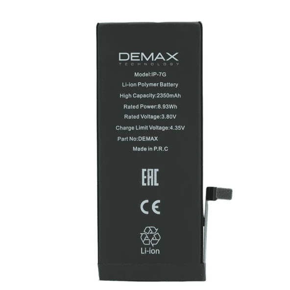 Demax İphone 7 Güçlendirilmiş Yüksek Kapasiteli Batarya 2350 mAh ürün görseli 1