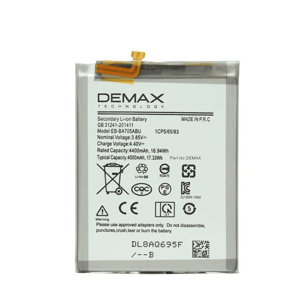 Demax Samsung Galaxy A55 Güçlendirilmiş Batarya EB-BA705ABU ürün görseli 1