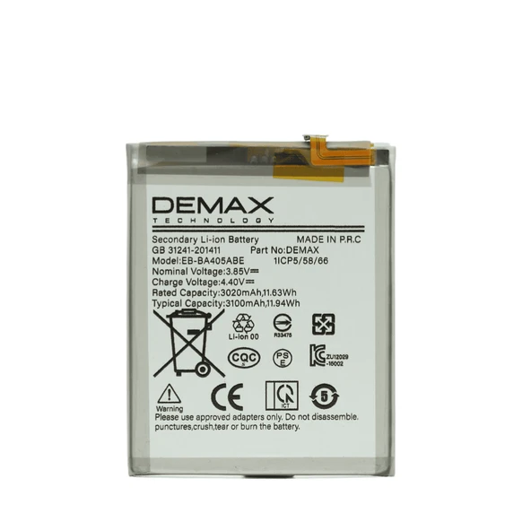 Demax Samsung Galaxy A40S Güçlendirilmiş Batarya EB-BA405ABE ürün görseli 1