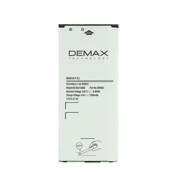 Demax Samsung Galaxy A310 2016 Güçlendirilmiş Batarya EB-BA310ABE ürün görseli 1