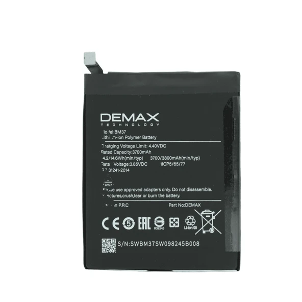 Demax Xiaomi Mi 5 Plus Güçlendirilmiş Batarya BM37 ürün görseli 1
