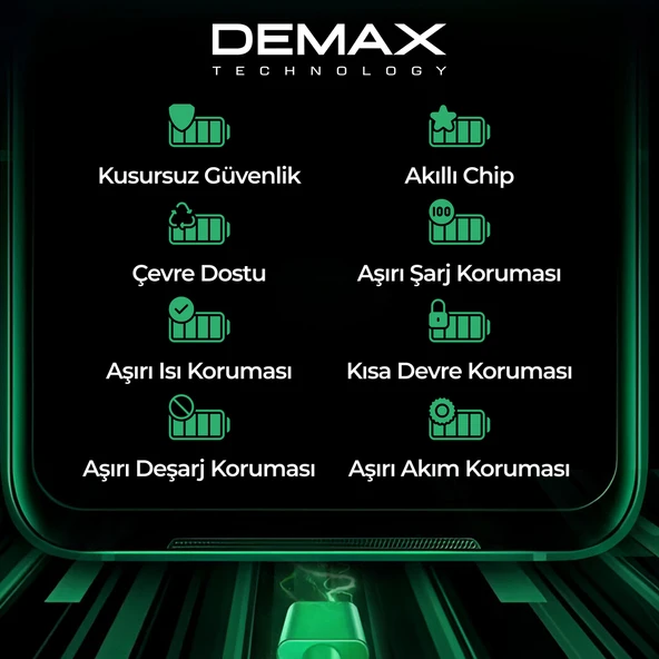 Demax Xiaomi Redmi Note 11E Güçlendirilmiş Batarya BN5H - Resim 3