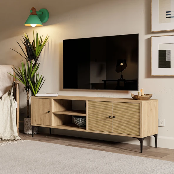 Mezza 1272 Nest 150 Cm Tv Ünitesi Sepet-Yunus ürün görseli 1