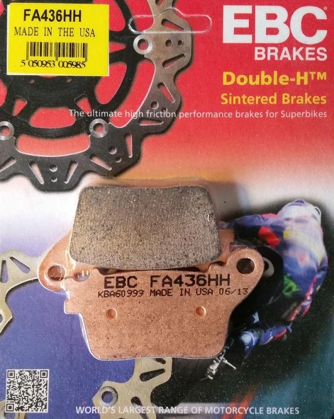 Honda Cbr 1000 Rr Sp Arka Fren Organik 1 Takım Balata  Ebc Sinter Metal ürün görseli 1