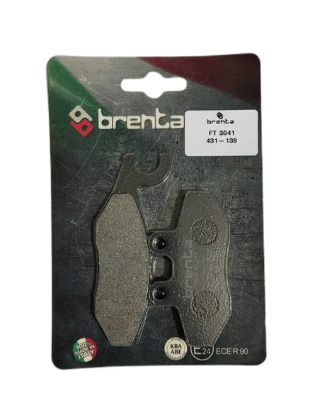 Pıaggıo X9 250 Sol Ön Fren Organik 1 Takım Balata  Brenta ürün görseli 1