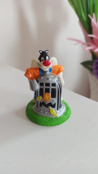vintage sylvester orijinal yumuşak figür & 7 cm ürün görseli 1