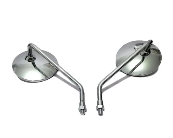 Motosiklet Ayna Takımı Nikel Yuvarlak 10 mm ürün görseli 1