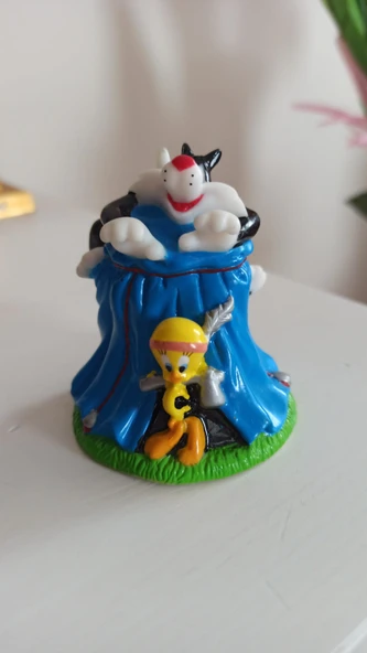 vintage tweety ve slyvester orijinal figür oyuncak & 7 cm ürün görseli 1