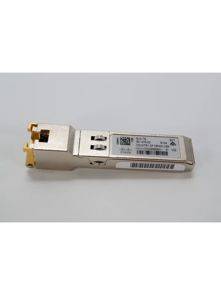 CİSCO GLC-TE 1Gbps 1000BASE-T SFP Transceiver Modül ürün görseli 1