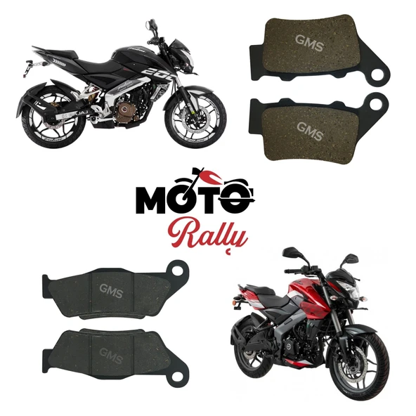 Bajaj Pulsar 200 Ns Fren Balata Takımı Ön Ve Arka ürün görseli 1