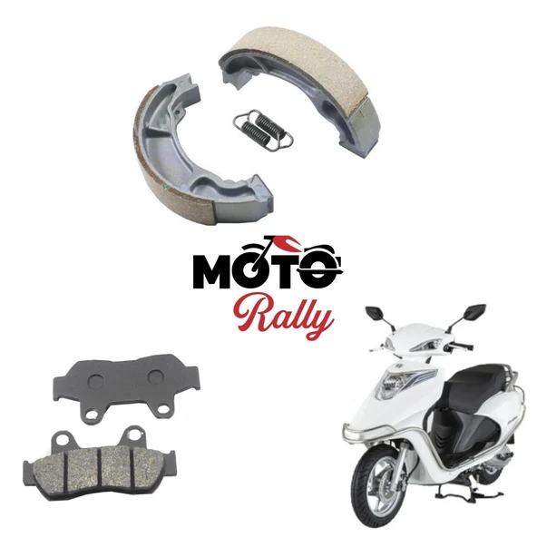Mondial Fury 110 Fren Balata Takımı Ön Ve Arka ürün görseli 1
