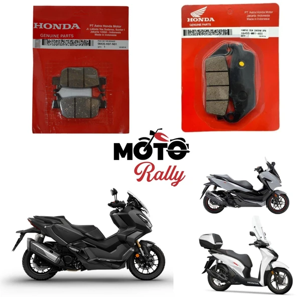 Honda Fren Balata Takımı Ön Ve Arka Adv 350 - Sh 125i - Frza 250 ürün görseli 1