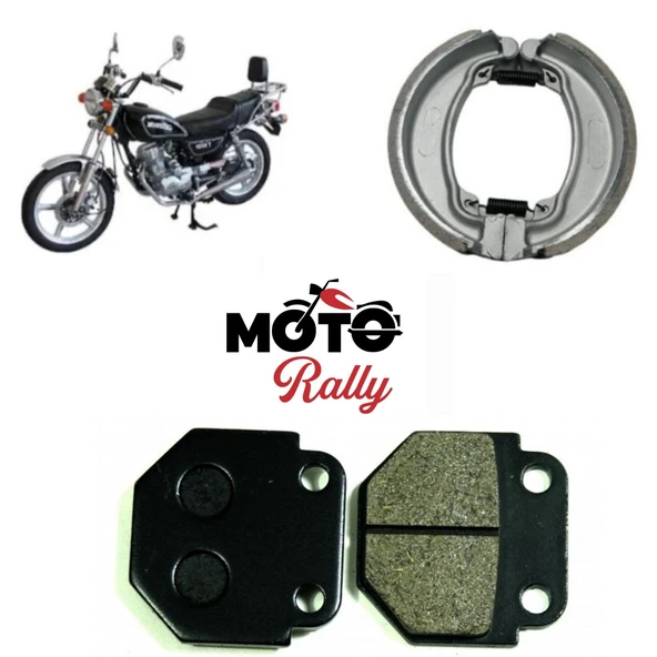 Mondial Kt 125 Fren Balata Takımı Ön Ve Arka ürün görseli 1