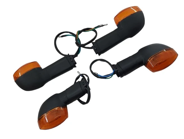 Yamaha Sinyal Takımı Ön Ve Arka Sarı Camlı R25  Mt 25 Mt-07 Mt-09 2014-2020 ürün görseli 1