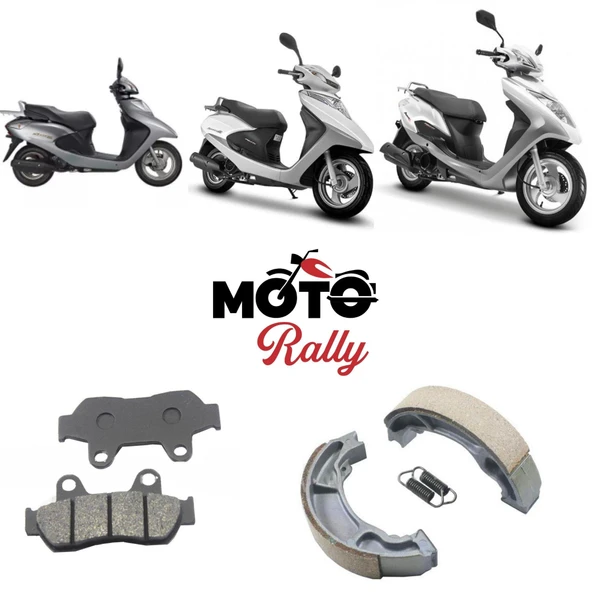 Honda Fren Balata Takımı Ön Ve Arka Spacy 110 - Spacy Alpha - Activa S 125 ürün görseli 1