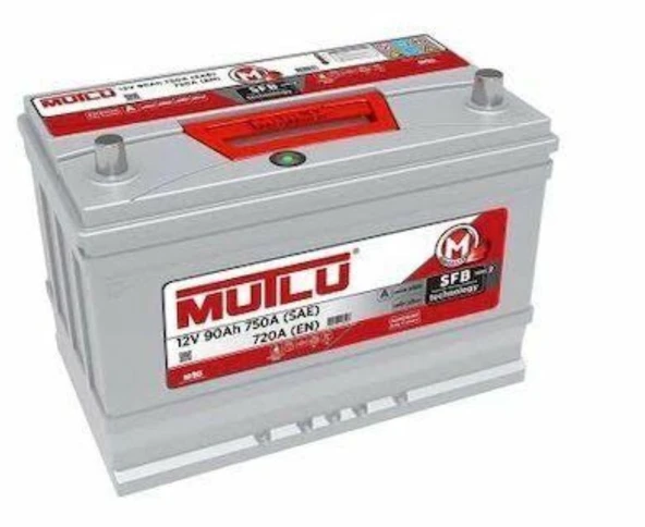12V 90 AMPER MUTLU AKÜ 2 YIL GARANTİLİ Ü.T 2026 ürün görseli 1