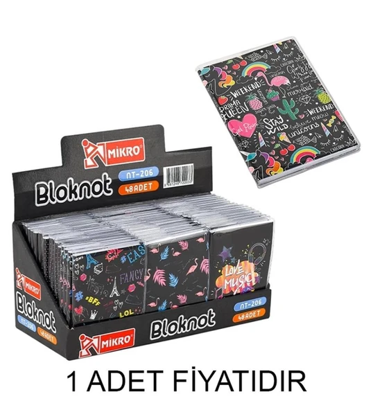 MIKRO NOT DEFTERI CIZ. (NT-206/207/208) ürün görseli 1