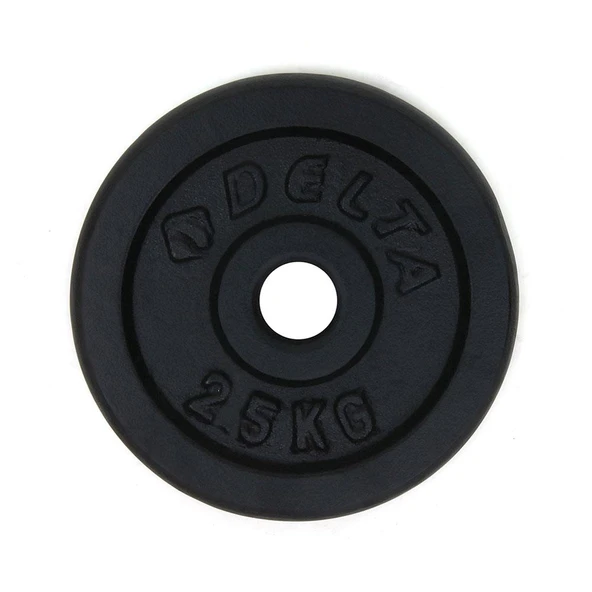 Delta 2,5 Kg x 2 Adet Dura-Strong Çiftli Siyah Döküm Plaka ürün görseli 1