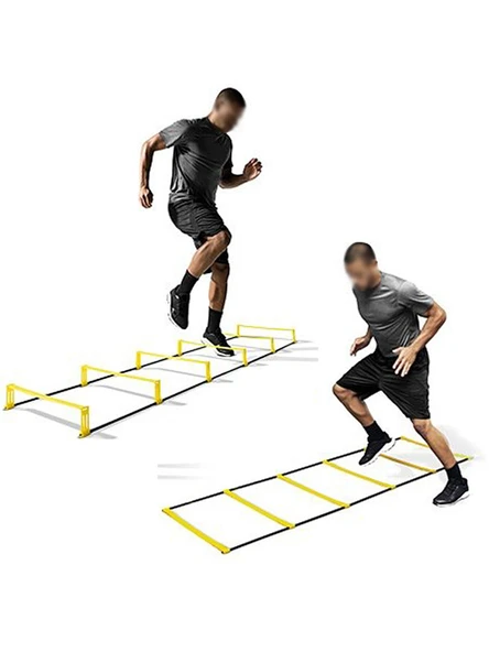 Antrenman Merdiveni 2'si 1 Arada Engel ve  Çeviklik Merdiveni 230 cm ürün görseli 1