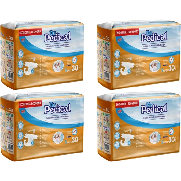 Dr. Pedical Belbantlı Hasta Bezi Small Küçük Beden 120 Adet 30X4 ürün görseli 1
