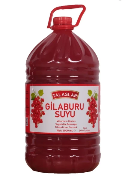 Talaslar Gilaburu Suyu Nektarı 5 Litre ürün görseli 1