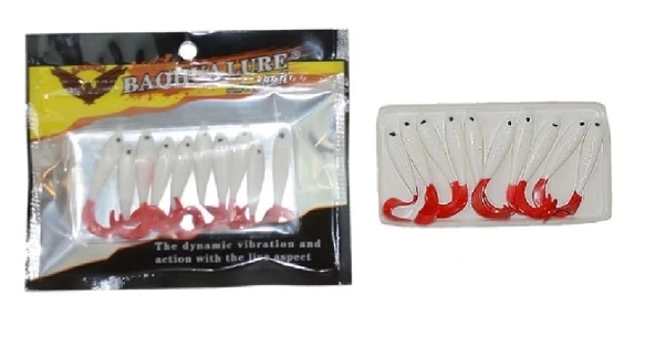 Sahte Silikon Yem Captain Hyper Soft 4,5Cm 10’Lu Pk Renk:02 ürün görseli 1
