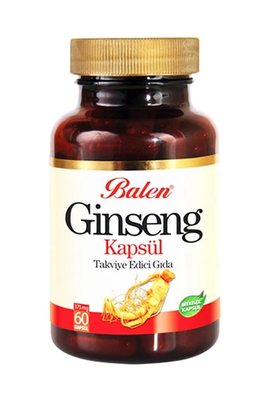 Balen Ginseng 375 mg 60 Kapsül ürün görseli 1