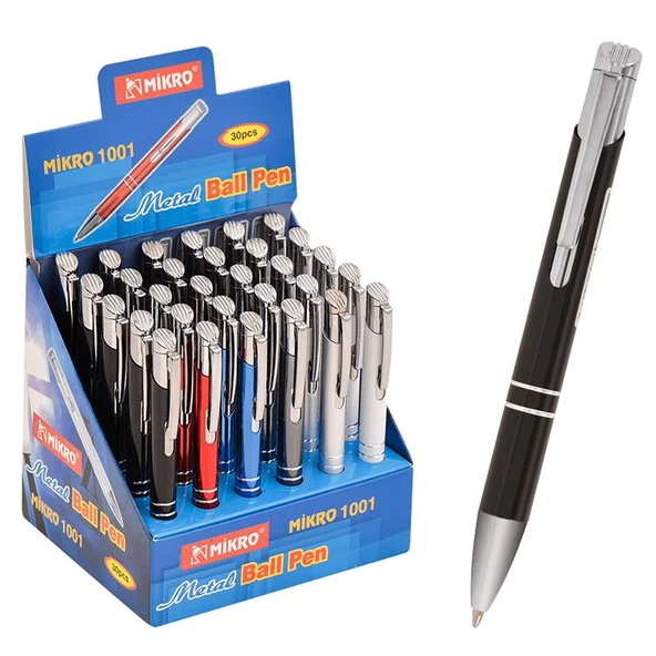 MIKRO ST. 1001 B/P 30 METAL TUKENMEZ KALEM STANDLI ürün görseli 1
