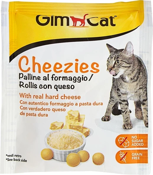 Gimcat Cheezies Peynirli Kedi Ödül Tableti 10 Gr ürün görseli 1