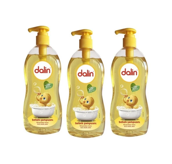 Dalin Bebek Şampuan 3 x 700 ML ürün görseli 1