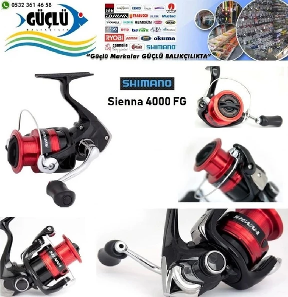 Spin Olta Makinesi Shimano Sienna 4000 Fg ürün görseli 1