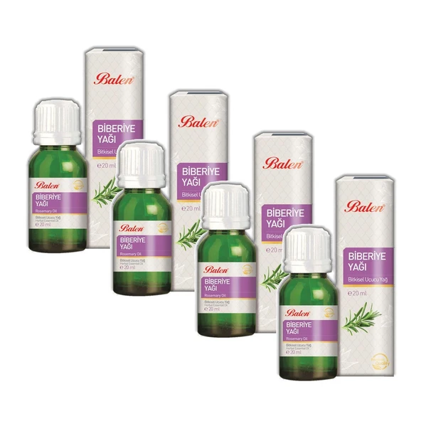 Balen Biberiye Yağı - Distilasyon 20 ml x 4 Adet ürün görseli 1
