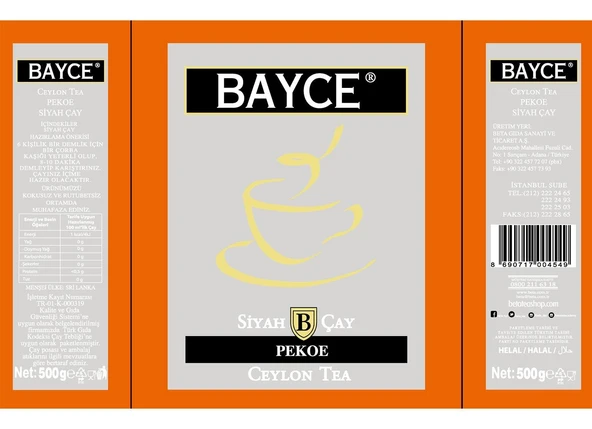 Bayce Pekoe Opp 500 GR - Resim 4