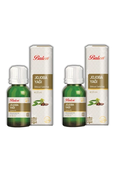 Balen Jojoba Yağı Soğuk Pres 20 ml 2 Adet ürün görseli 1