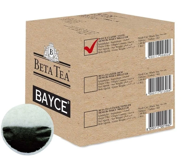 Bayce Classic Taste Demlik Poşet 500 x 3,2 GR (Catering) ürün görseli 1