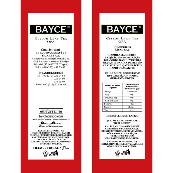 Bayce Opa Opp 250 GR - Resim 3