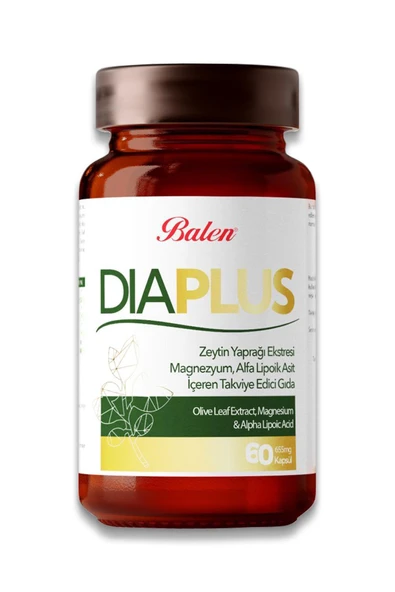 Balen DiaPlus Zeytin Yaprağı Ekstresi 60 Kapsül ürün görseli 1
