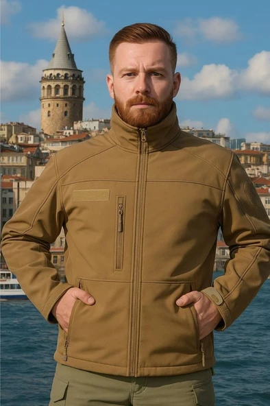 Single Sword Su ve Rüzgar Geçirmez Tactical Softshell Mont - Resim 2