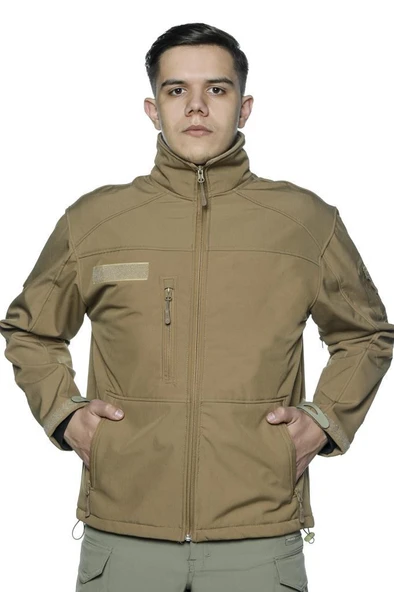 Single Sword Su ve Rüzgar Geçirmez Tactical Softshell Mont - Resim 7