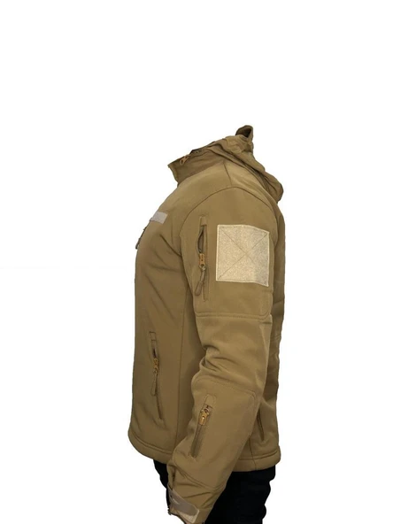 Single Sword Su ve Rüzgar Geçirmez Tactical Softshell Mont - Resim 10