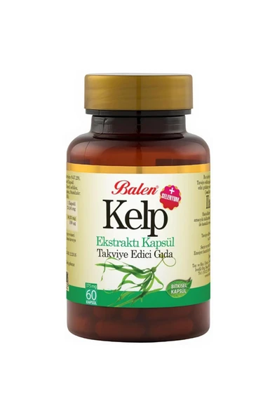 Balen Kelp Ekstraktı Selenyum 375 mg 60 Kapsül ürün görseli 1