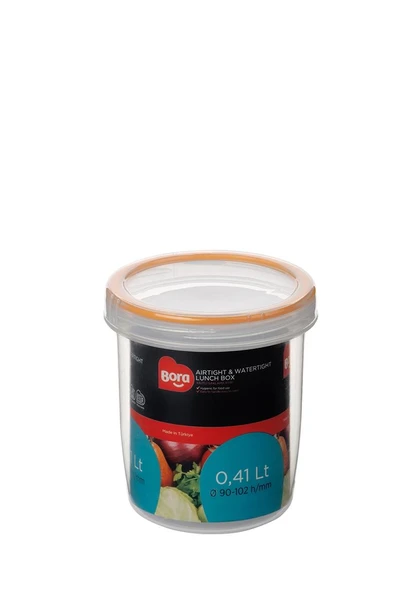 Plastik Contalı Vidalı Saklama Kabı No:3 - 0,41 LT. ürün görseli 1