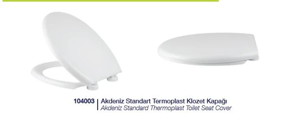 AKDENİZ STANDART TERMOPLAST KLOZET KAPAĞI ürün görseli 1