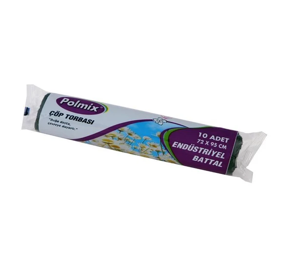 Omnipazar Plmx Eko End Battal Boy Çöp Poşeti 72x95cm 20 Rulo 200 Ad 6Kg Siyah ürün görseli 1