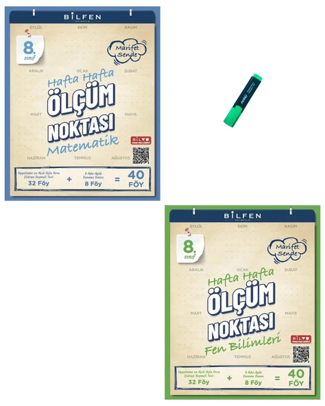 LGS 8. Sınıf Ölçüm Noktası Matematik ve Fen Bilimleri ürün görseli 1