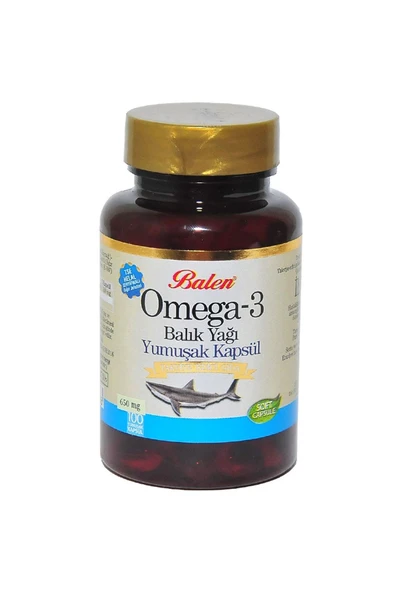 Balen Omega 3 650 mg 100 Kapsül ürün görseli 1
