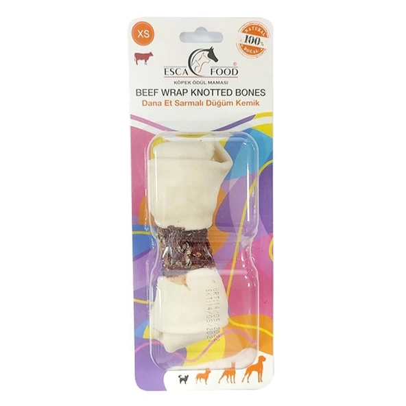 Esca Düğüm Dana Et Sarmalı Burgu Kemik 140 Gr. 15.5cm ürün görseli 1