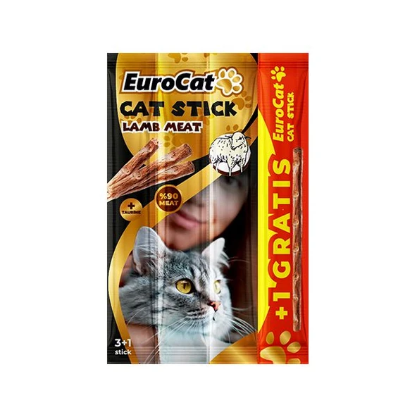 EuroGold Cat CatStick Kuzu Etli 4x5 gr 24 Adet ürün görseli 1