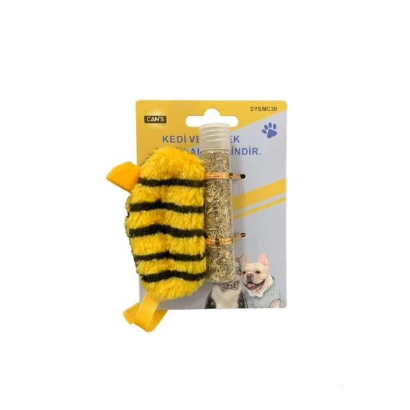 Cans STY02409 / YS009 Catnip Koyulan Fare Oyuncak 8.5 x 4.5 cm ürün görseli 1