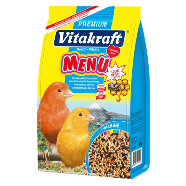 Vitakraft Menü Kanarya Yemi 500 Gr 12'li ürün görseli 1